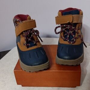 Carter's Tan and Navy Kids' Boots